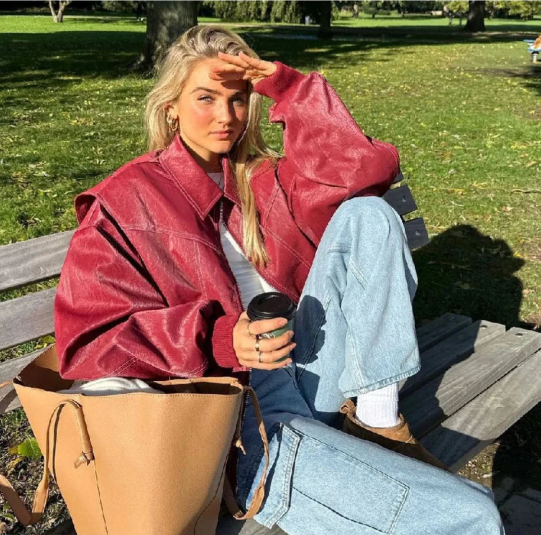 DANISHA™ - Oversized Leren Jas